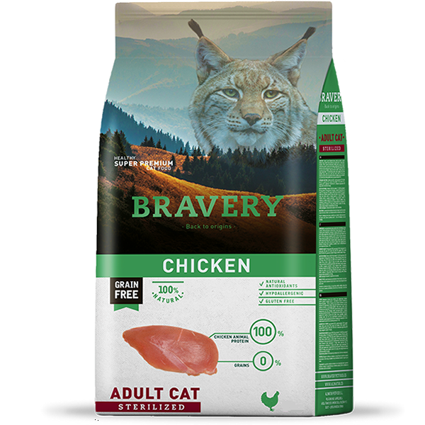 Bravery Adult Cat Sterilized Chicken