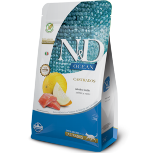 N&D Ocean Feline Castrado Salmón y Melón