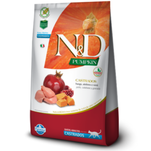 N&D Pumpkin Feline Castrado Pollo y Calabaza